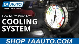 How to Pressure Test Vehicle Cooling System [upl. by Gnauq458]