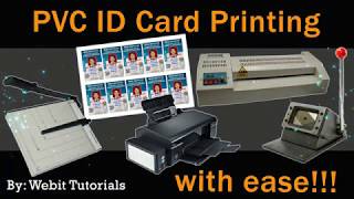 PVC ID Card Printing Short amp Complete Guide [upl. by Llarret]