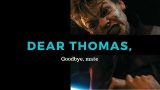 NEWTS LETTER TO THOMAS The Maze Runner Series [upl. by Esahc]