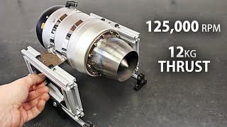 RC Jet Engine Thrust Test [upl. by Saihttam991]