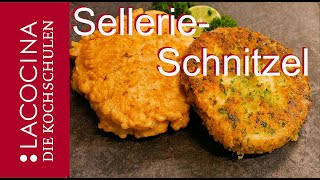 Perfekte Schnitzel vom Sellerie  schnell  lecker  vegetarisch  Rezept der La Cocina [upl. by Chapa]