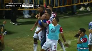 Gol de Marcel Hernández  Alajuelense 11 Cartaginés  Liga de Costa Rica  30 de junio [upl. by Repmek672]