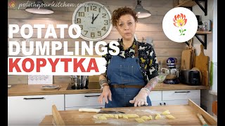 Polish POTATO DUMPLINGS  KOPYTKA How to make Polish food by Polish Your Kitchen [upl. by Irod]