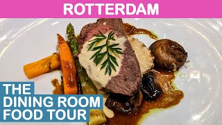 Holland America Rotterdam The Dining Room Food Tour [upl. by Mont44]