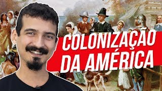 COLONIZAÇÃO DA AMÉRICA INGLESA  Prof Biro Torres [upl. by Cerveny]