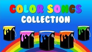 quotColor Songs Collection Vol 1quot  Learn Colors Sing Colors Nursery Rhymes [upl. by Ahcorb]