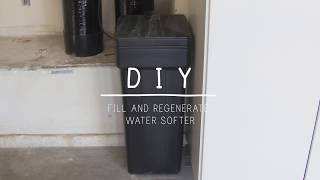 How To Fill And Regenerate Your Water Softener [upl. by Mcmahon]