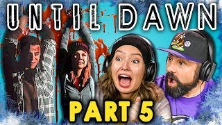 NO SHES DEAD  UNTIL DAWN  Part 5 React Lets Plays [upl. by Rangel]