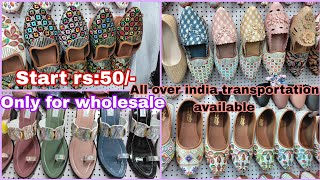 Shahid footwear Thakkar Baba wholesale chappal Market Mumbai Kurla [upl. by Darsey]