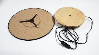 Easy to Make  Motorized Lazy Susan  Motorized Turntable [upl. by Garreth]