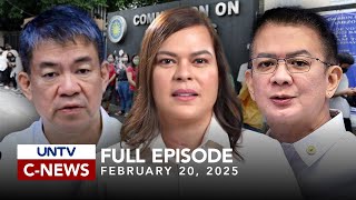 UNTV CNEWS  February 20 2025 [upl. by Lapides]