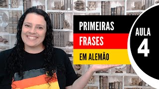 Apresentação Pessoal em Alemão  Aula 4  Primeiras Frases em Alemão [upl. by Yclek233]