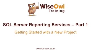 Reporting Services SSRS Part 1  Getting Started with a New Project [upl. by Nnylimaj334]