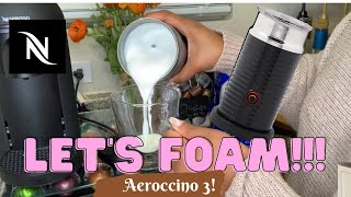 How To Foam Milk With Aeroccino 3 Make Coffee With Foam Tips amp Tricks  Easy Foamed Latte Recipe [upl. by Stinky758]