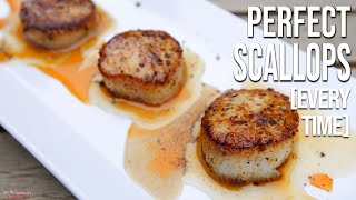 How to Make Perfect Scallops  SAM THE COOKING GUY [upl. by Aihsyt]