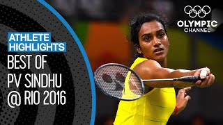 PV Sindhu 🇮🇳  The First Indian Woman to win an Olympic Silver Medal  Athlete Highlights [upl. by Debi878]