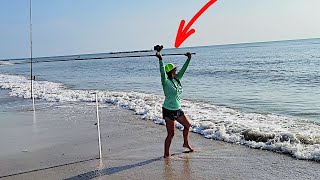 Surf Fishing 101 HOW TO CATCH FISH [upl. by Ahsekan]