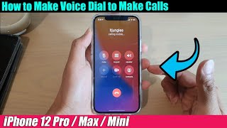 iPhone 1212 Pro How to Use Voice Dial to Make Calls [upl. by Myles]