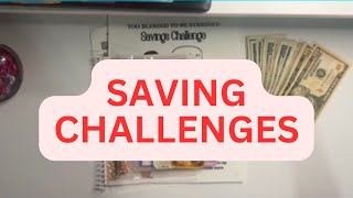 SAVING CHALLENGES  USING SAVING CHALLENGES TO BUILD MY SAVINGS [upl. by Ylak879]