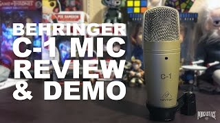 Behringer C1 Condenser Mic Review  Test [upl. by Yevad]