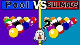 The Difference Between Pool and Billiards [upl. by Rexer]