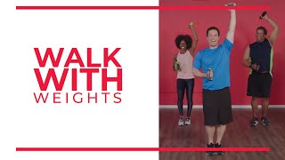 Walk With Weights  At Home Workout Videos [upl. by Elleinahc300]