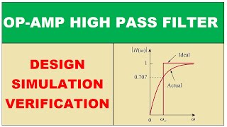 High Pass Filter Design and Simulation using Multisim [upl. by Sheba]