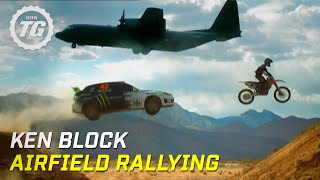 Ken Block Airfield Rallying  Top Gear  BBC [upl. by Ykcaj]