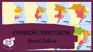 EXPANSÃO TERRITORIAL  Colonização Ensino Fundamental [upl. by Anaoj]