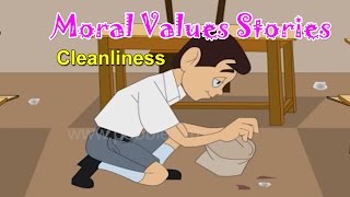 Moral Values in Hindi for Kids  Cleanliness  Moral Lessons For Children  Moral Values Stories [upl. by Punak56]