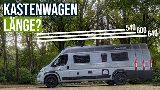 Die quotrichtigequot Kastenwagen Länge  540 vs 600 vs 640 [upl. by Emelia95]