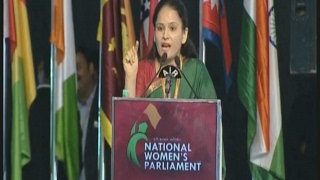 IAS Officer Saloni Sidana Speech in National Womens Parliament  AP  Vanitha TV [upl. by Intihw110]