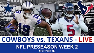 Cowboys vs Texans Live Streaming Scoreboard PlayByPlay amp Highlights  NFL Preseason Week 2 [upl. by Yenaj]