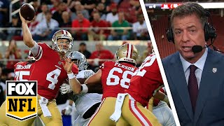 Troy Aikman Virtually unknown Nick Mullens played flawlessly  FOX NFL [upl. by Leonora]