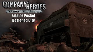 Company of Heroes Europe At War Falaise Pocket Part II [upl. by Hawger901]