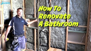 How To Renovate A Bathroom  Part 1 [upl. by Rozanne]