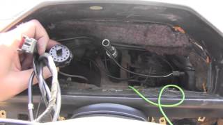 Mercedes W124 Instrument Cluster removal [upl. by Endys686]