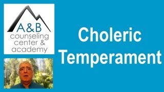 Choleric Temperament [upl. by Larena]