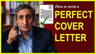 How to Write a Perfect COVER LETTER in Six Steps with Example [upl. by Ativahs]