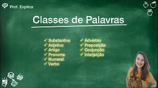 Classes de Palavras  Prof Explica [upl. by Jankell935]