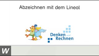 Erklärvideo zu Denken und Rechnen Abzeichnen mit dem Lineal [upl. by Vinaya22]