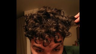 Curly Hair Routine for men 2c3a3b [upl. by Erminie]