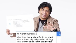 M Night Shyamalan Answers the Webs Most Searched Questions  WIRED [upl. by Eliam]