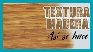 Como Pintar Textura De Madera Muy Fácil  IDEAS EN ACRÍLICO [upl. by Lizette]