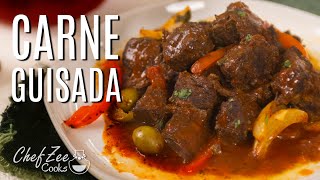 Easy Carne Guisada Recipe  Pressure Cooker Beef Stew  Chef Zee Cooks [upl. by Dollie]