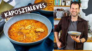 Zéféle KÁPOSZTALEVES ahogy azt kell 🍲👌 [upl. by Frager]