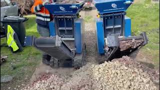 Concrete Crushing with the Tigerbite 400 [upl. by Damales]