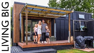 Family Build Epic ModernCountry Style Tiny House [upl. by Locklin615]