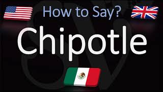 How to Pronounce Chipotle CORRECTLY Mexican Grill Pronunciation [upl. by Mahla629]