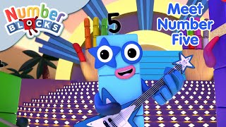 Numberblocks  All About Number Five  Meet the Numbers  Learn to Count [upl. by Gualtiero]